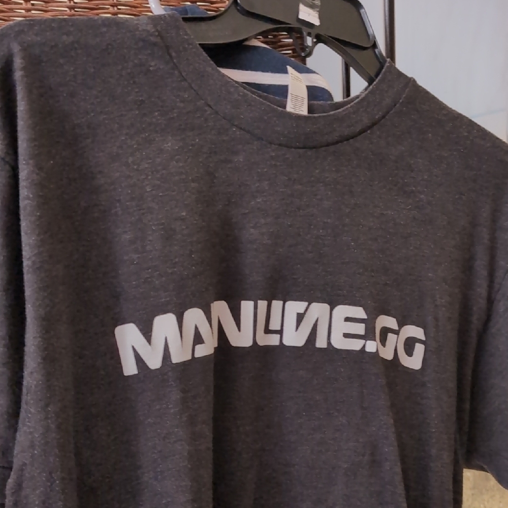 Gray MANLINE.GG T-Shirt